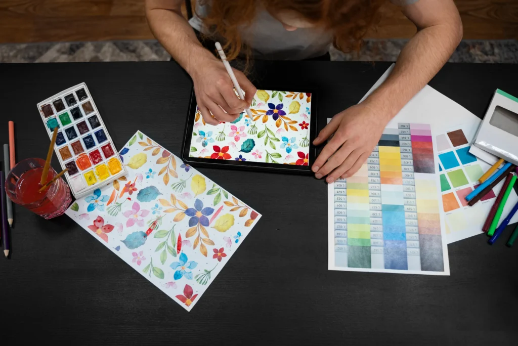 Proceso de impresión en taller gráfico profesional